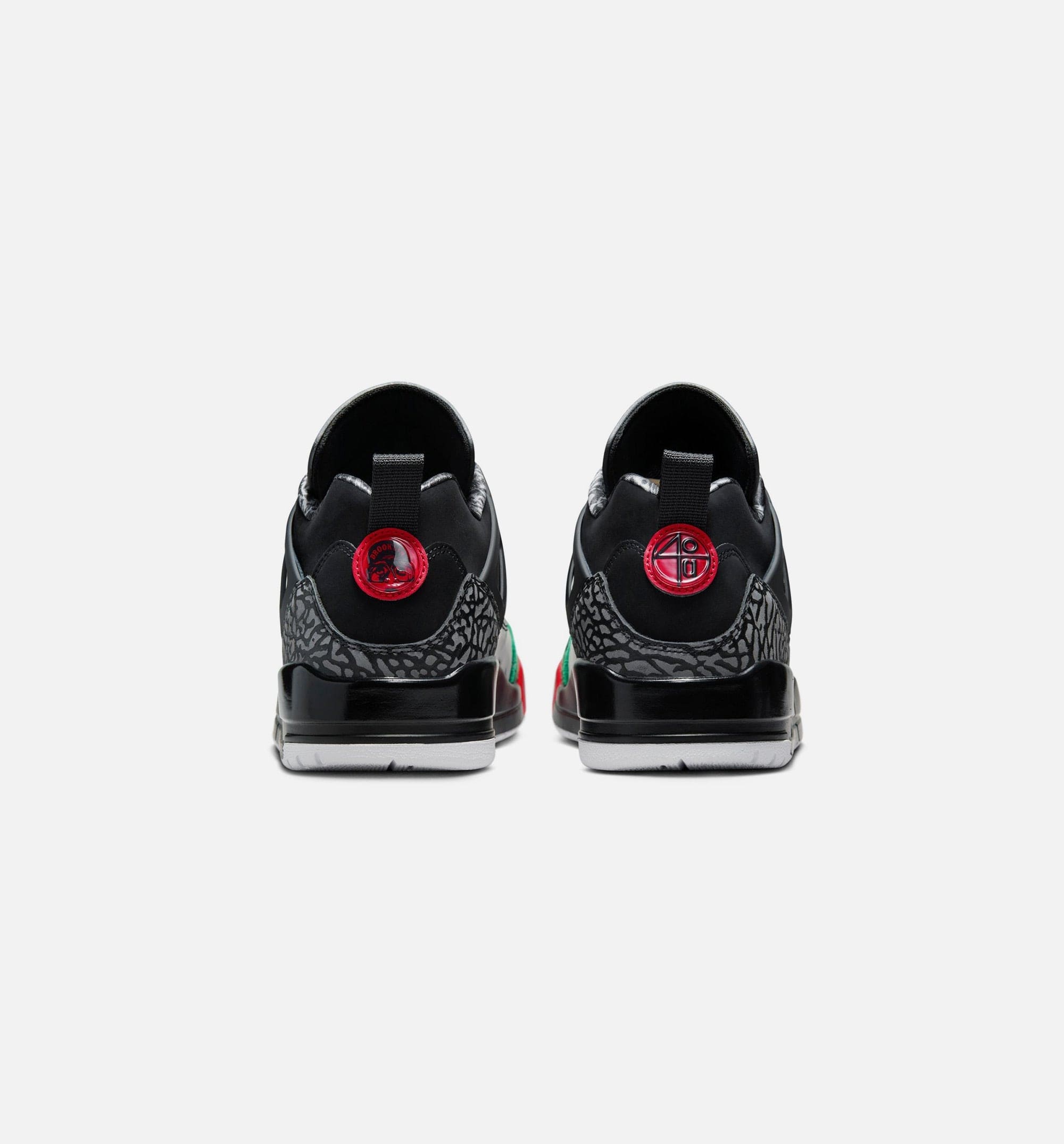 Spizike Low Mens Lifestyle Shoe - Black/Classic Green/White/Varsity Red