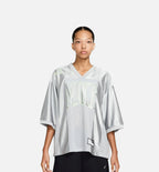 NSW Oversized Graphic Womens Jersey - Light Smoke Grey/Barely Volt