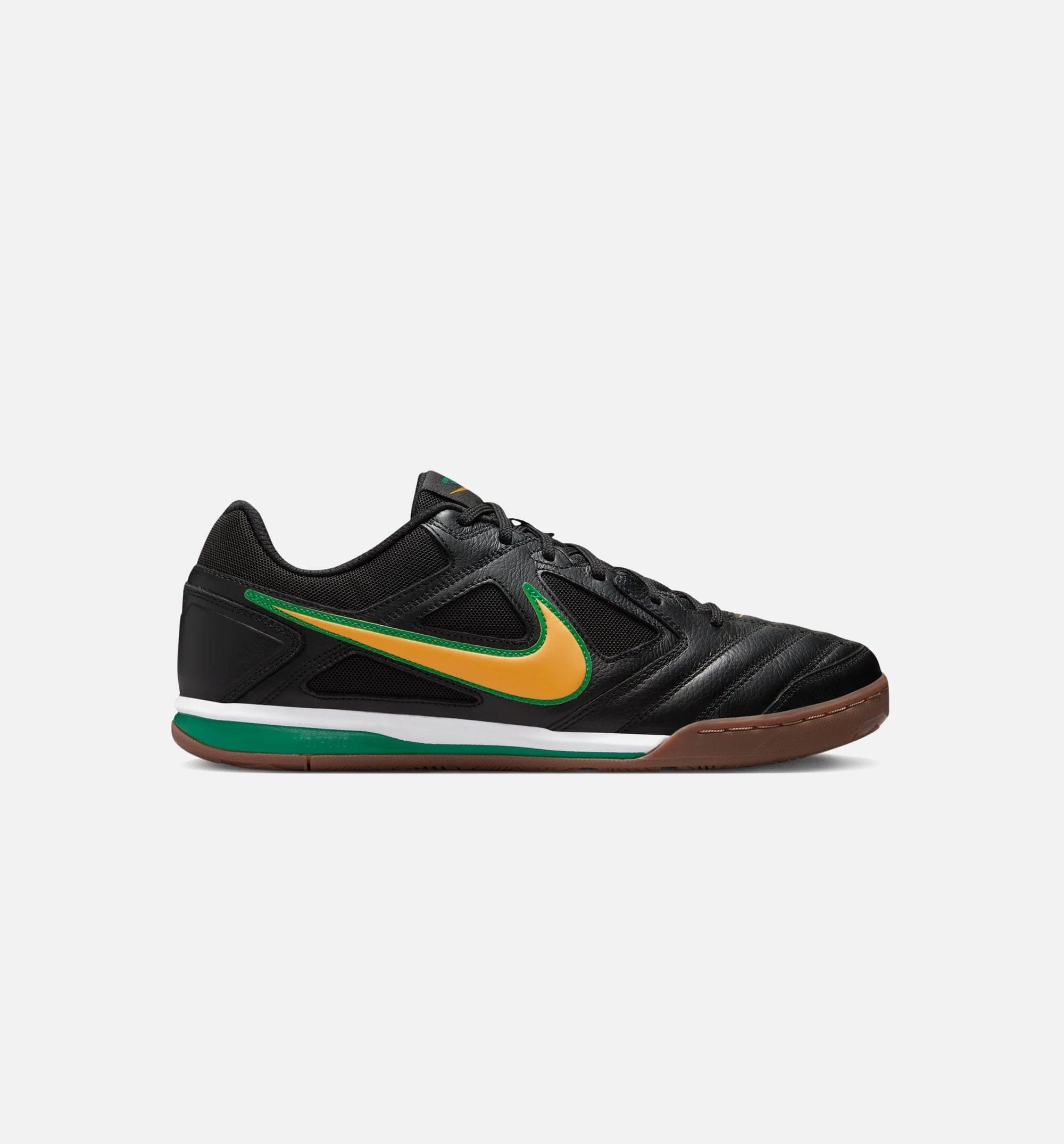 Gato Mens Lifestyle Shoe - Black/White/Gum Dark Brown/Varsity Maize