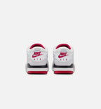 Air Jordan 4 RM Mens Lifestyle Shoe - White/Black/Neutral Grey/Varsity Red