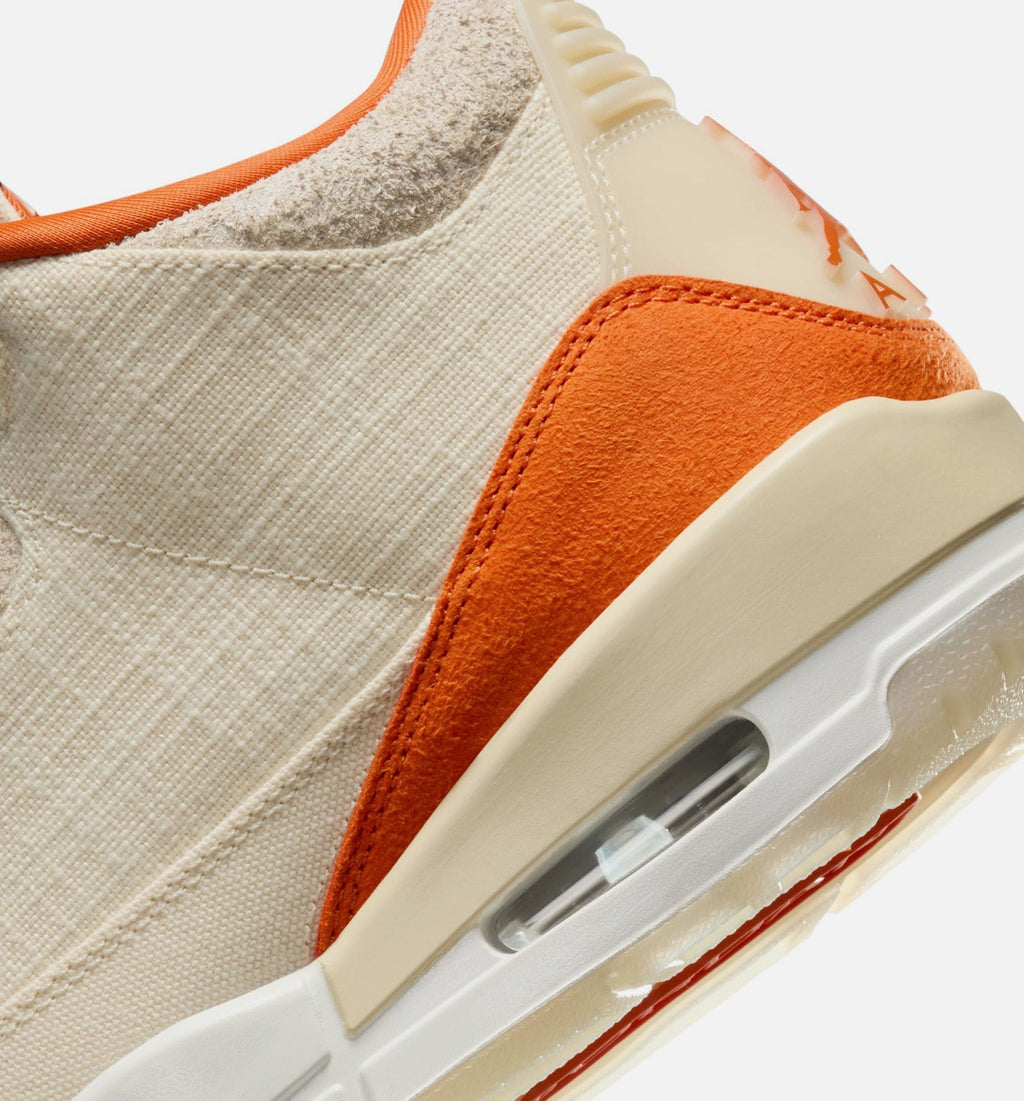 Air Jordan 3 Retro Starfish Womens Lifestyle Shoe - Fossil/Starfish/Sail