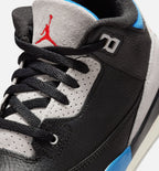 Air Jordan 3 Retro OG Rare Air Preschool Lifestyle Shoe - Black/Chile Red/Neutral Grey Free Shipping