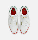 Air Jordan 3 Retro El Vuelo Mens Lifestyle Shoe - Summit White/Pine Green/Dragon Red/Metallic Gold