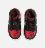 Air Jordan 1 Retro High OG Ruby Infant Toddler Lifestyle Shoe - Varsity Red/Black/White