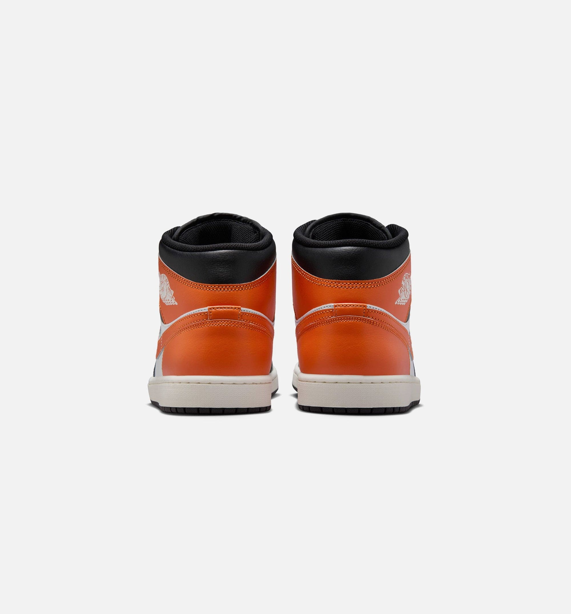 Air Jordan 1 Mid Mens Lifestyle Shoe - Starfish/White/Sail/Black