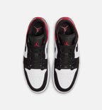 Air Jordan 1 Low SE Mens Lifestyle Shoe - White/Varsity Red/Black