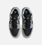 Air Jordan 1 Low SE Mens Lifestyle Shoe -  Light Smoke Grey/White/Off Noir