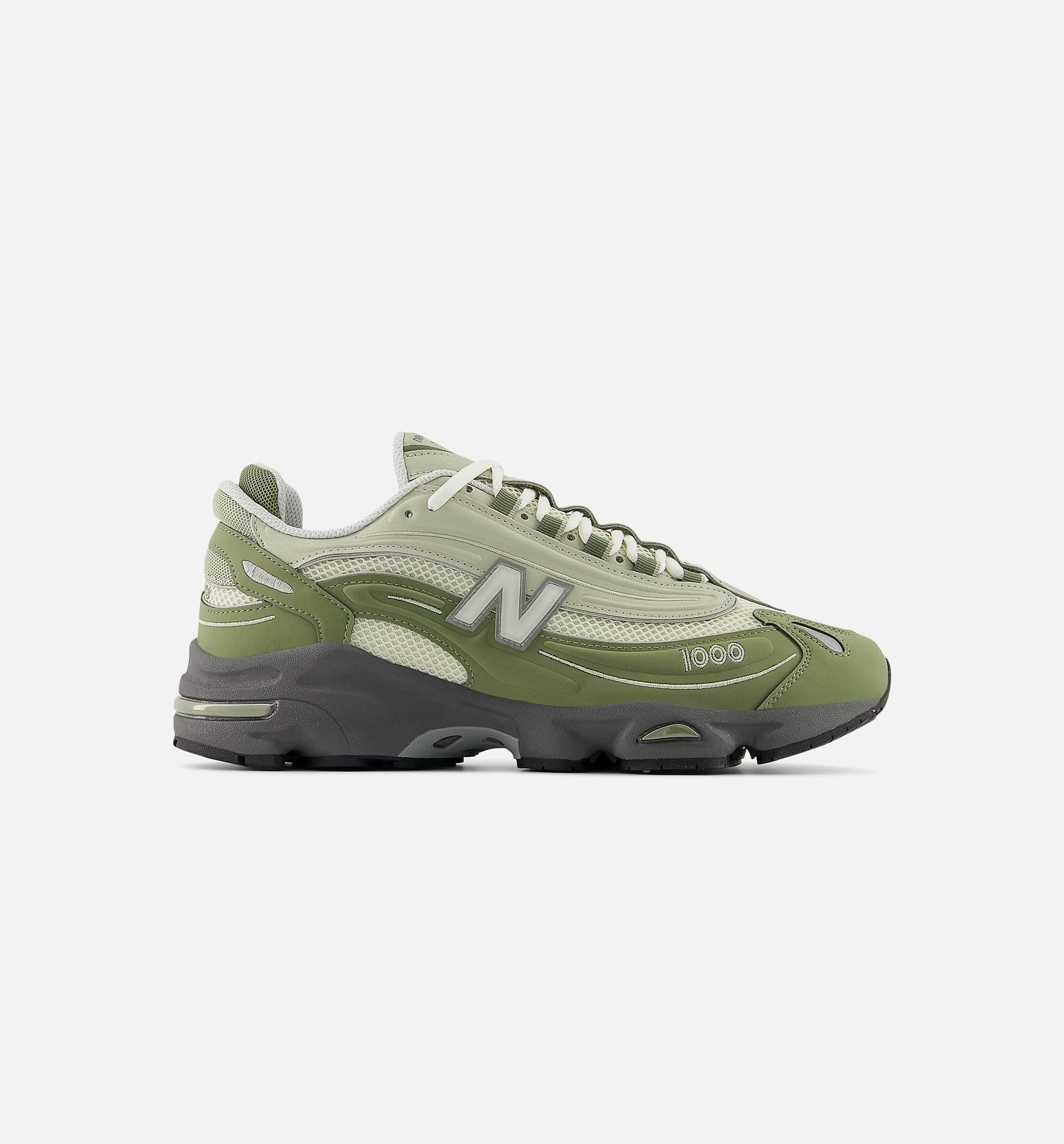 1000 Mens Lifestyle Shoe - Dark Olivine/Sea Salt